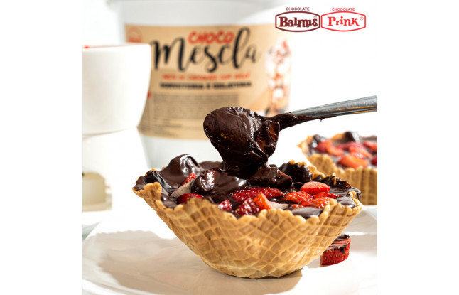 Choco Mescla Balmis com Avelã 3 KG - Caixa C/ 02 Unidades