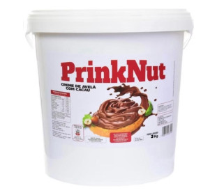 Creme De Avelã PrinkNut Com Cacau 3 KG - Caixa C/ 02 Unidades